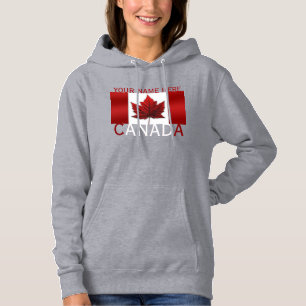 Women's Canada Hoodie Personalised Canada Shirt