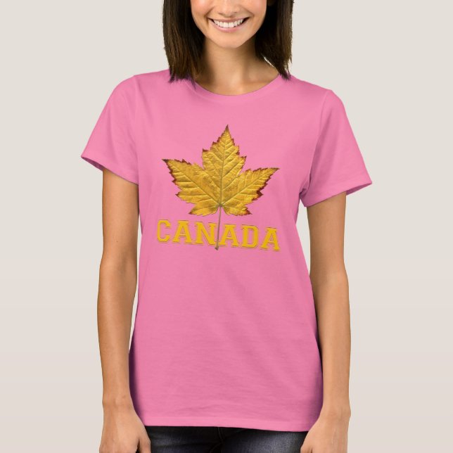 Women's Canada Shirt Jersey Canada Souvenir Shirts (Front)