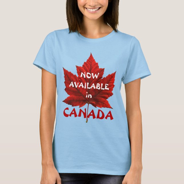 Womens Canada T-Shirt Funny Canada Ringer T-shirt (Front)