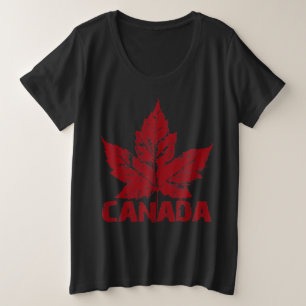 Women's Canada T-shirt Plus Size Canada Shirts