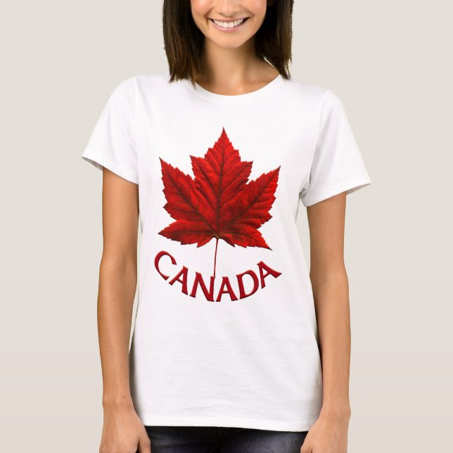 Women's Canada Tank Top Personalised Canada Shirt (Front)