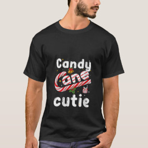 Womens Candy Cane Cutie Christmas Shirt for Girls