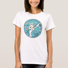 Women's Capoeira Shirt: Berimbau toucher