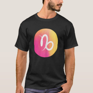 Womens Capricorn Zodiac December January Birthday T-Shirt
