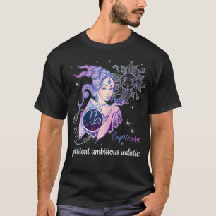 Womens Capricorn Zodiac Sign Woman Capricorn Horos T-Shirt