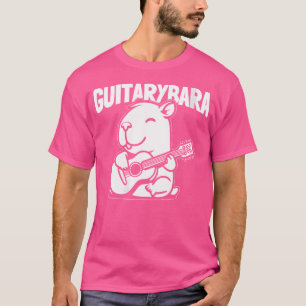 Womens Capybara Guitarist - Instrument Guitar Acou T-Shirt