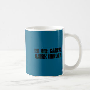 Womens Cares Work Harder Gym Motivation Fitness Tr Coffee Mug