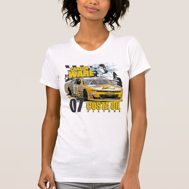 Womens Carson Ware 07 Costa Oil Vintage Tee (Front)