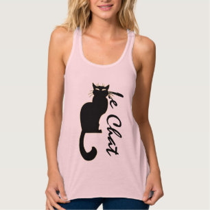 Women's Cat Shirts Cat Lover Tops Lady's Tank Top