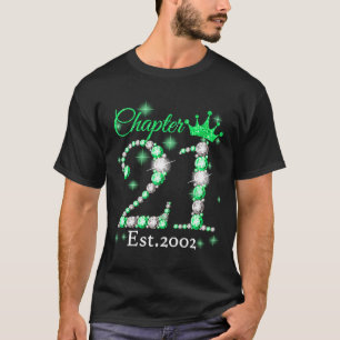 Womens Chapter 21 EST 2002 21 Years Old 21st Birth T-Shirt