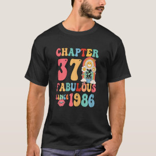 Womens Chapter 37 Fabulous Since 1986 Vintage Groo T-Shirt