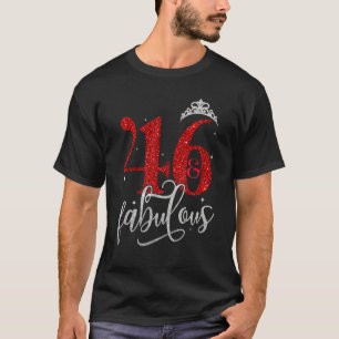 Womens Chapter 46 Est 1976 46 Years Old 46th Birth T-Shirt
