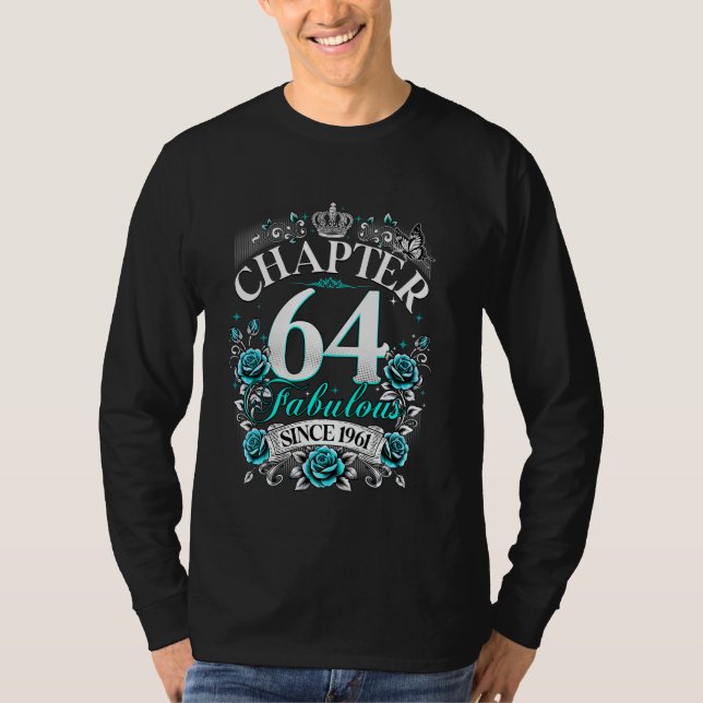 Womens Chapter 64 Fabulous Since 1961 64th Birthda T-Shirt (Front)