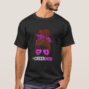Womens Cheerleader Cheer Mum Cheerleading Mother C T-Shirt