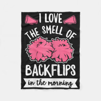 Womens Cheerleading Quote For A Cheer Girl  Fleece Blanket