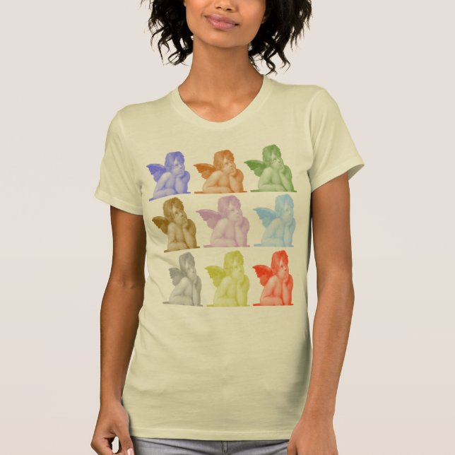 Womens Cherub Angel T-Shirt (Front)