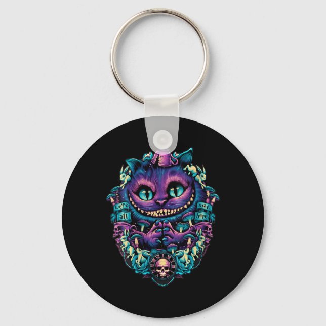 Womens Cheshire Ca Key Ring (Front)