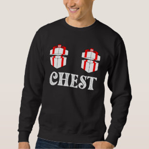 Womens Chest Nuts Matching Chestnuts Christmas Cou Sweatshirt