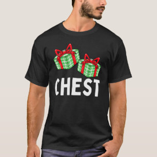 Womens Chest Nuts Matching Chestnuts Christmas Cou T-Shirt