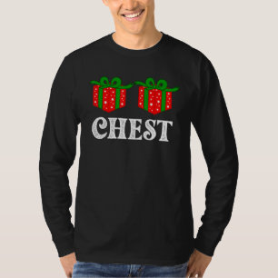 Womens Chest Nuts Matching Chestnuts Christmas Cou T-Shirt