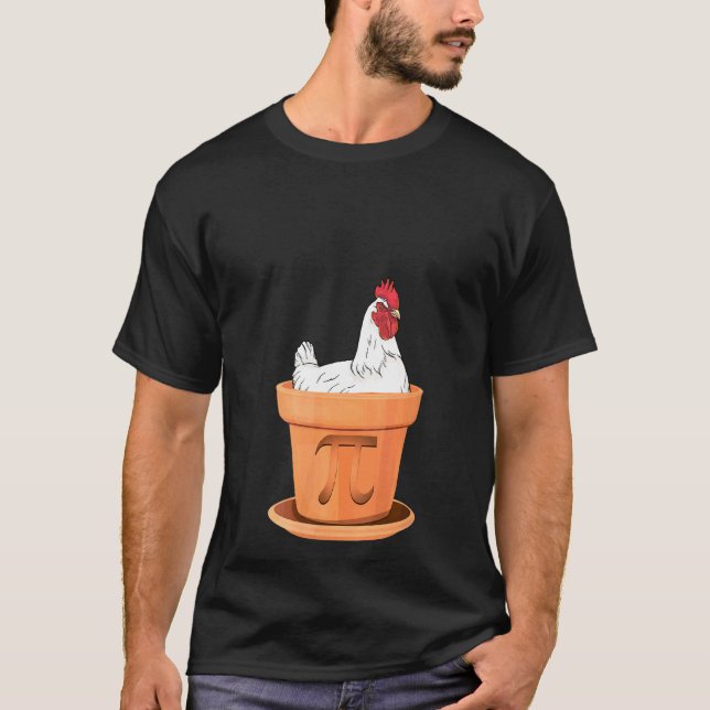 Womens Chicken Pot Pi Day  Math Teacher Student He T-Shirt (Front)