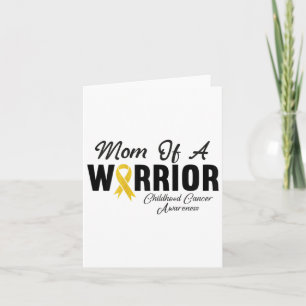Womens Childhood Cancer Shirt Awareness Mum Of A W Card