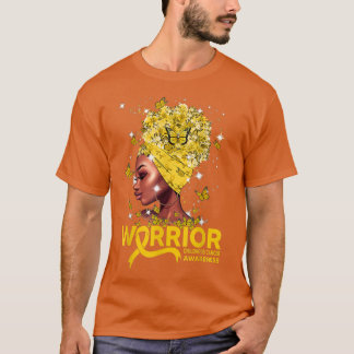 Womens Childhood Cancer Warrior Childhood Cancer A T-Shirt