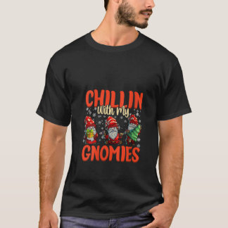 Womens Chillin With My Gnomies Womens Three Christ T-Shirt