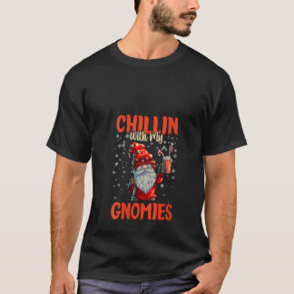 Womens Chillin With My Gnomies Womens Three Christ T-Shirt