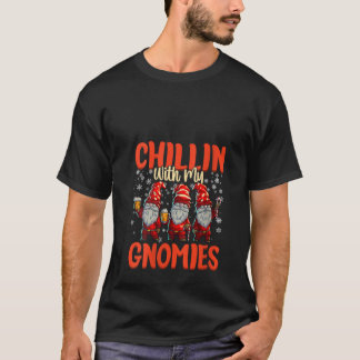 Womens Chillin With My Gnomies Womens Three Christ T-Shirt
