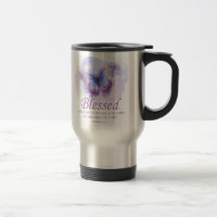 Women's Christian Bible Verse Butterfly: Blessed