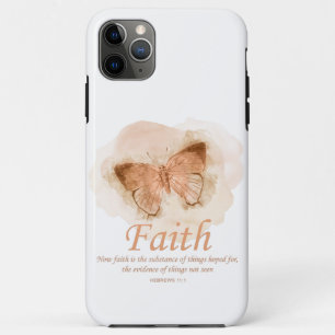 Women's Christian Bible Verse Butterfly: Faith Case-Mate iPhone Case