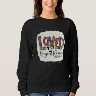 Womens Christian Blessed Beyond Measure Loved Bey Sweatshirt