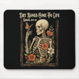 Womens Christian Faith Dry Bones Come To Life Skel Mouse Pad