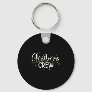 Womens Christmas Crew Pajamas Matching Family Grou Key Ring