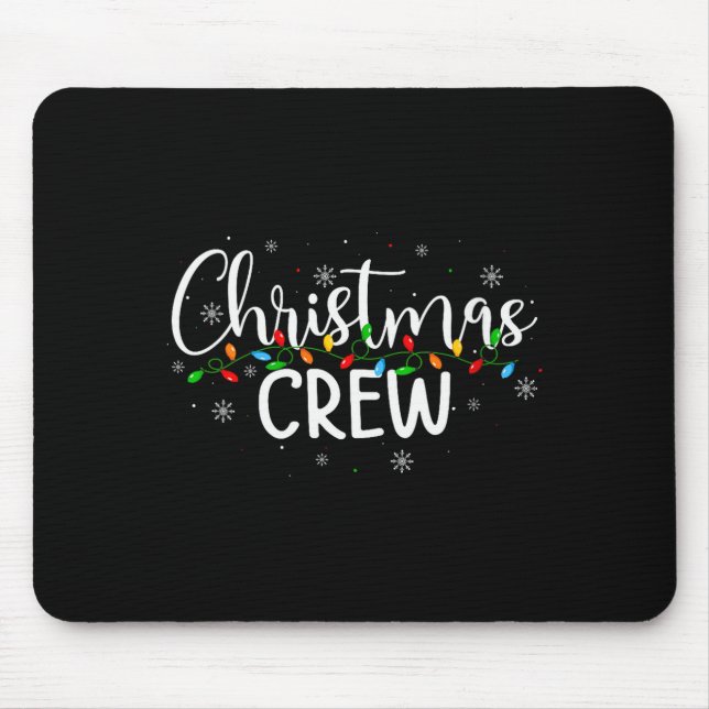 Womens Christmas Crew Pajamas Matching Family Grou Mouse Pad (Front)