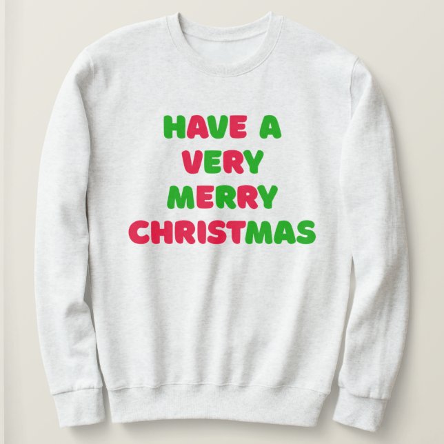 Women's Christmas Sweatshirt (Design Front)
