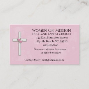 Women's Church Business Card