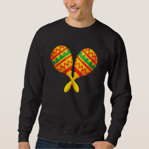 Womens Cinco De Mayo Matching Couple Maracas Women Sweatshirt