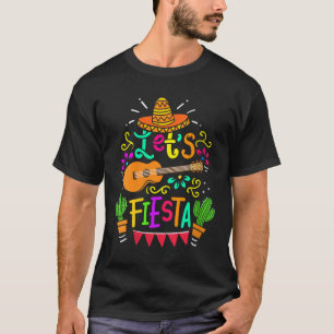 Womens Cinco De Mayo Mexican Guitar Cactus For Men T-Shirt