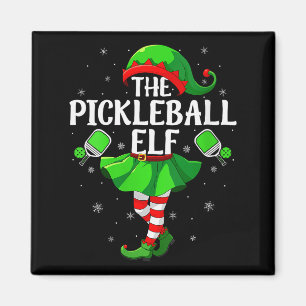 Womens Ckleball Elf Christmas Girls Women Elf Squa Magnet