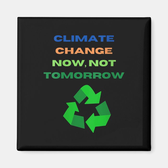 Womens Climate Change Enthusiast, Environmental Magnet (Front)