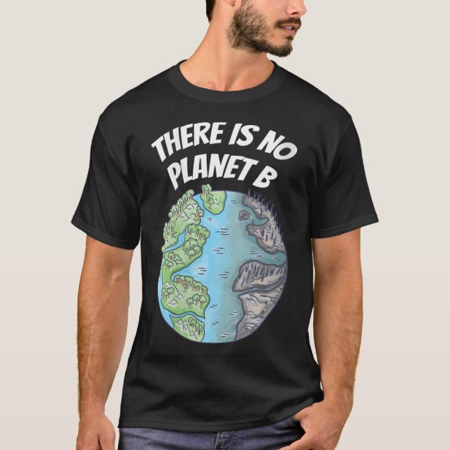 Womens Climate Protection Environmental T-Shirt (Front)