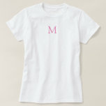 Womens Clothing Apparel Tshirts Monogram Template<br><div class="desc">Womens Clothing Apparel Tshirts Monogram Template Women's Basic T-Shirt.</div>