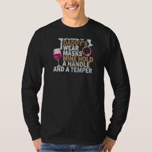 Womens Coffee Wine Quote Barista Cool Coffee Wine T-Shirt