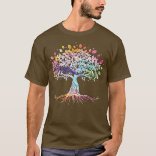 Womens Colourful Life Is Really Good Vintage Uniqu T-Shirt