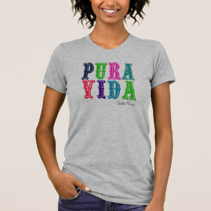 Women's Colourful Vida Costa Rica T-shirt