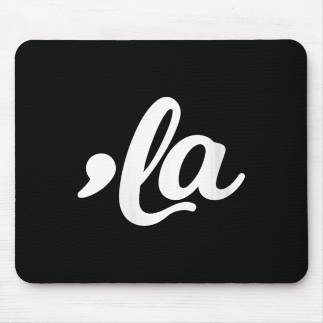 Womens Comma La - Kamala Harris 2024 Madam Preside Mouse Pad (Front)