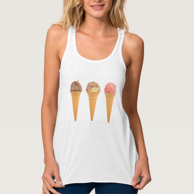 Women's Cones Flowy Tank Top (Front)