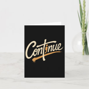Womens Continue Semicolon Positive Message Mental Card